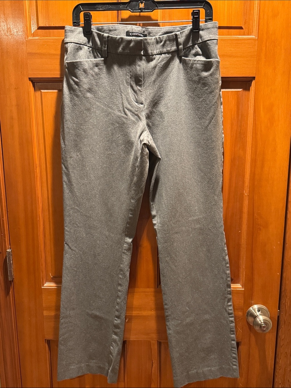 41 Hawthorn Light Grey Straight Leg Tailored Dress Pants Trousers Size 8
